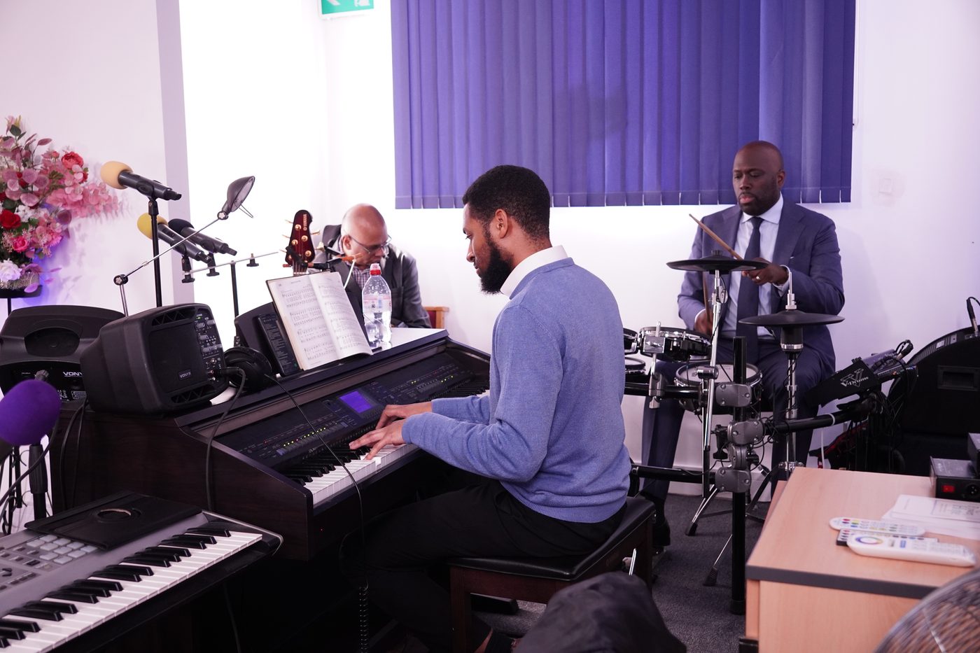 Music Ministry leading worship at Wycombe Community SDA Church